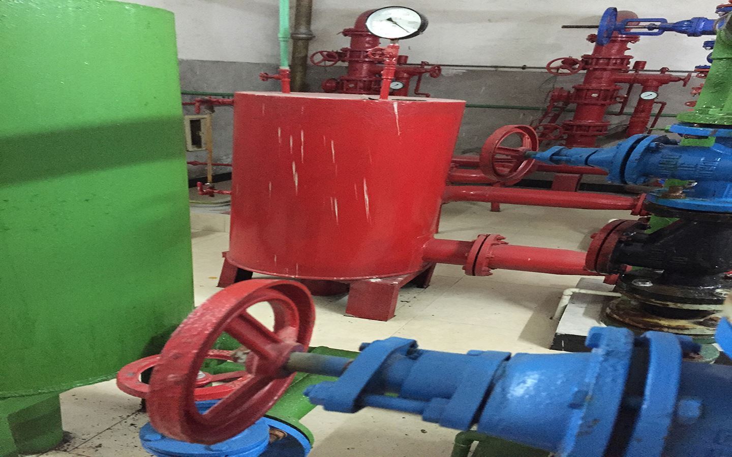 真空引水罐的安装图 真空引水罐的安装图