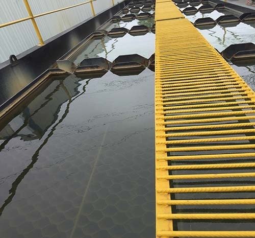 斜管沉淀池出水效果图 斜管沉淀池出水效果图